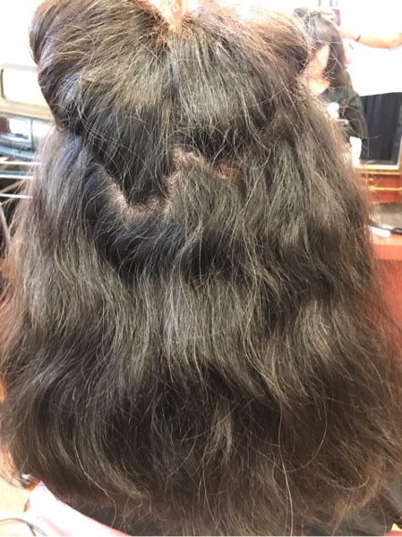 ジョリジョリの縮毛からヘナでツヤのある髪質へ くせ毛専門 美容室 札幌 東区 美容室アリエッティ