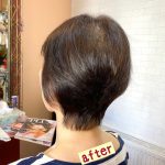 キュビズムカット、沖縄産ヘナ終了後