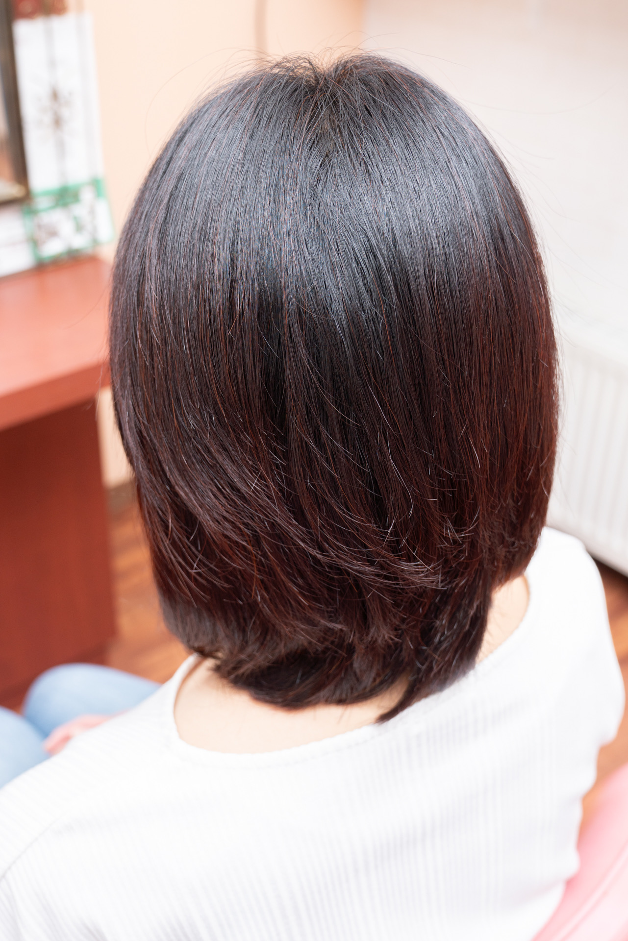 沖縄産ヘナカラーと電子トリートメントで髪質改善